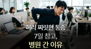 허리 찌릿한 통증