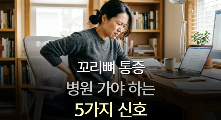 꼬리뼈 통증