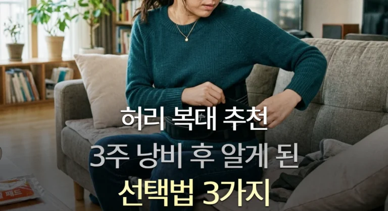허리 복대 추천