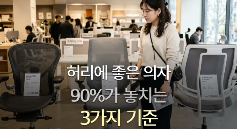 허리에 좋은 의자