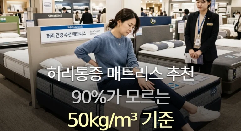 허리통증 매트리스 추천